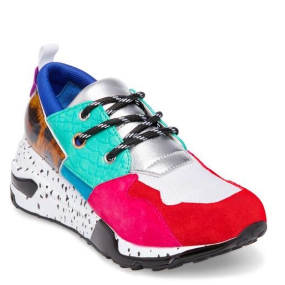 ❌FOUND❌  Steve Madden Sneakers Rainbow Size 8.5 - Picture 2 of 2